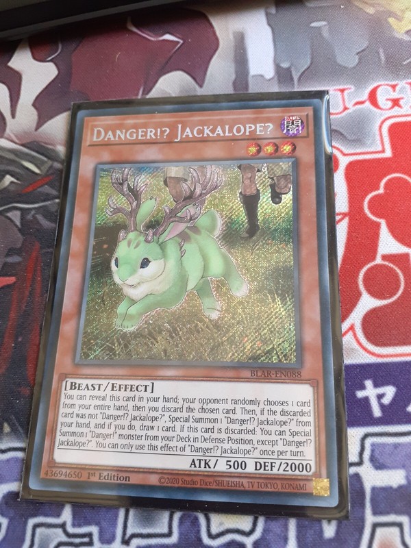 Danger!? Jackalope? Blar En088 Secret Rare Anglaise (Blar Fr088)