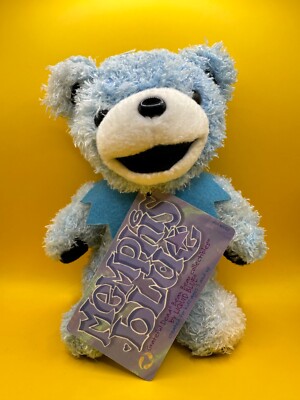 GRATEFUL DEAD BEAN BEAR - BY LIQUID BLUE - ''MEMPHIS BLUE'' BEAR - NEW WITH TAGS R