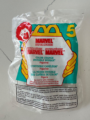 McDonalds Happy Meal Toy Marvel Super Hero Color Change Invisible Women Figurine