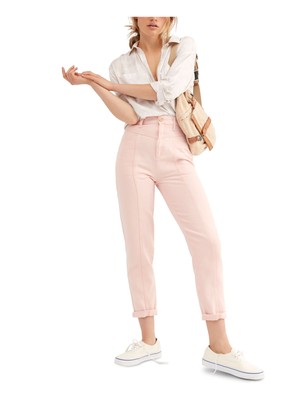 

Женские розовые джинсы скинни FREE PEOPLE Размер: 26 Талия, Розовый, OB957306