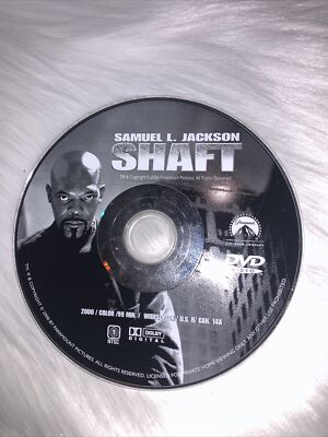 Shaft (DVD, 2000) DISC ONLY