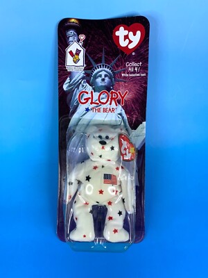 1999 Ty McDonalds Teenie Beanie Babies ''Glory'' The Bear w/ Tags (New)