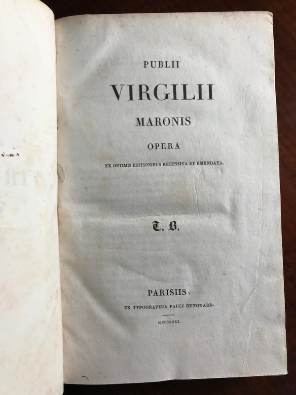 Publii Virgilii Maronis Opera - 1830