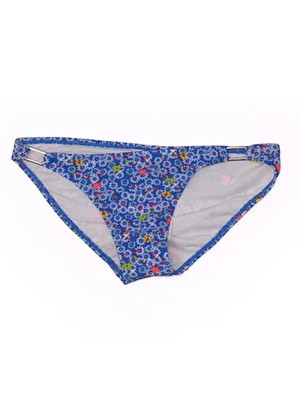 OLD NAVY Женские синие купальники бикини с цветочным принтом снизу XL