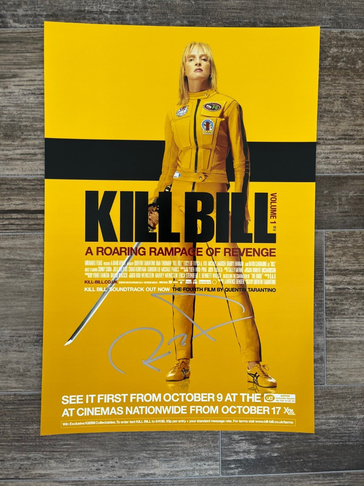 KILL BILL 映画ポスター DEATH NYC 限定エディション KILL BILL 映画ポスター DEATH NYC 限定エディション