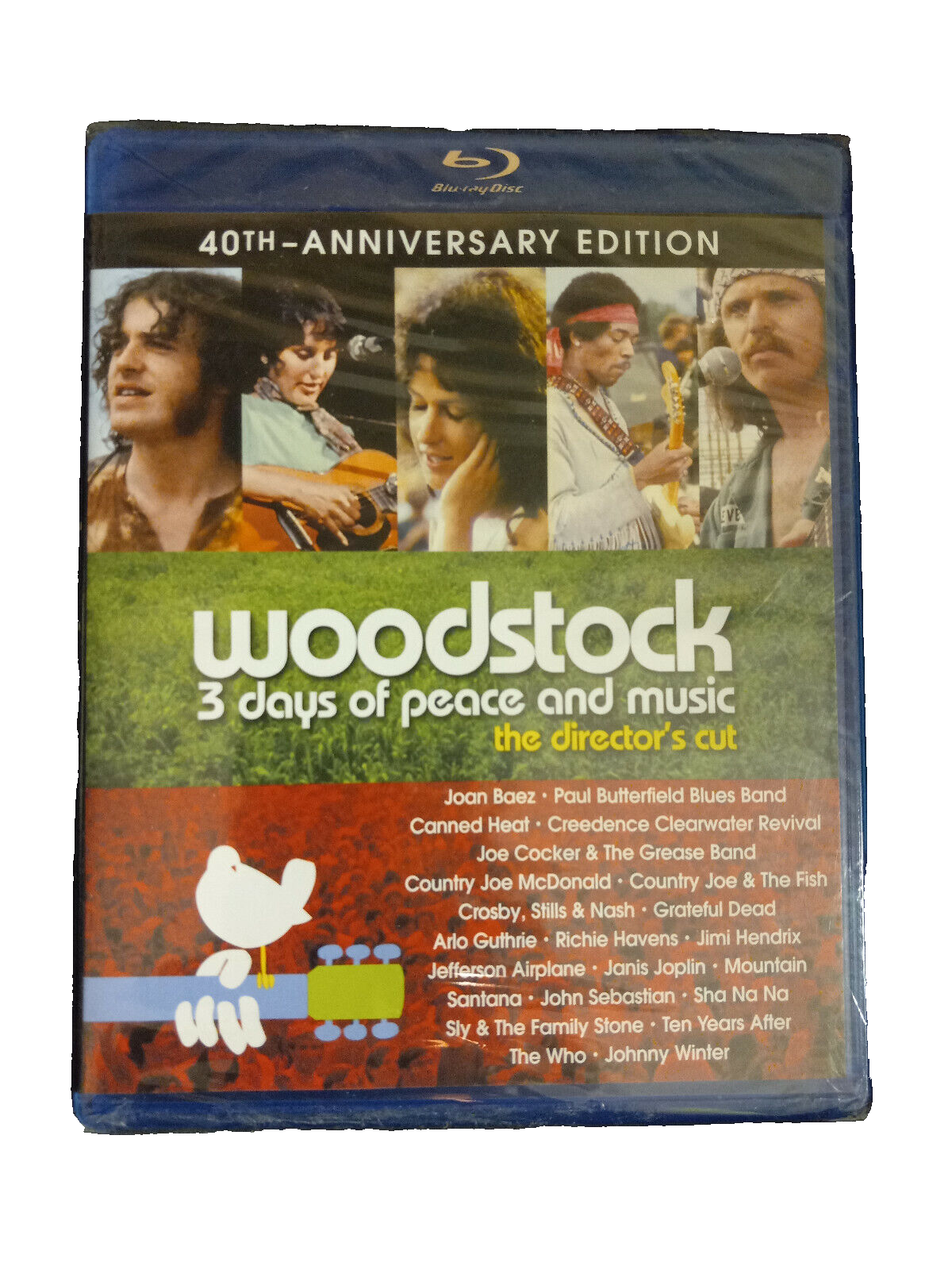 Woodstock: 3 Days of Peace and Music (Blu-ray, 1970) FACTORY