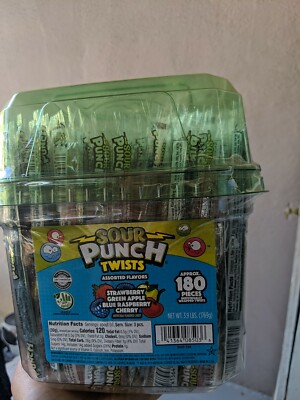 Sour Punch Twists (62.4 oz.) Assorted Flavor Variety.
