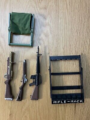 Action Man Field Equipment Accessories - Rifle Rack And Chair