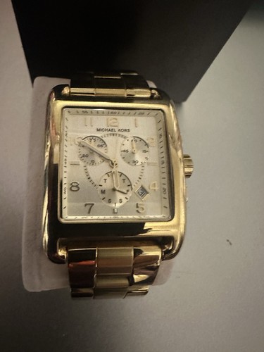 Michael Kors ゴールド クロノグラフ MICHAEL KORS - 【新品】マイケルコース 男性メンズ 腕時計
