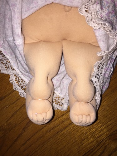 Xavier Roberts Cabbage Patch Kids doll SOFT SCULPTURE Baby Hard Vinyl Head 16