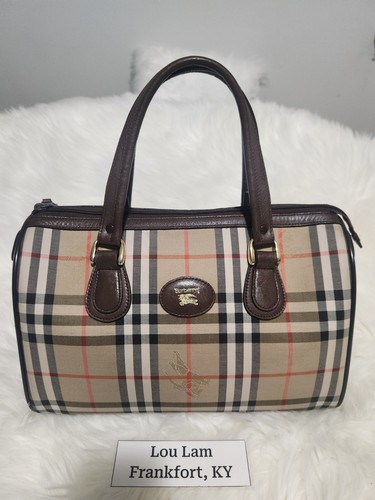 バッグ Vintage [BURBERRY] Burberry Boston Bag Burberry Boston Bag | The Little Purse