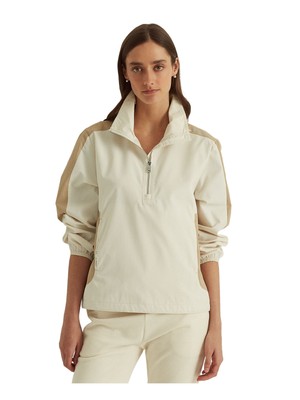 

LAUREN RALPH LAUREN Женская бежевая водоотталкивающая куртка со шнурком, Бежевый, 200861893001