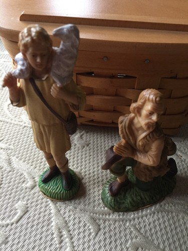 Vintage ART Plastics Mid Century 2 Nativity Pieces, Made in Hong Kong