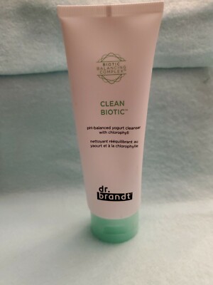 Dr. Brandt CLEAN BIOTIC pH-balanced Yogurt Cleanser 3.5 fl oz Full Size $35
