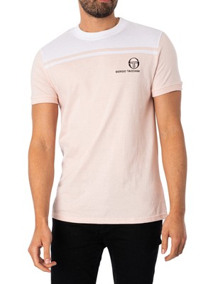

Мужская новая футболка для молодежи Sergio Tacchini, розовая, Розовый, STM14570-761