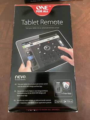 one for all Tablet Remote - turn tablet into advanced remote URC-8800 New