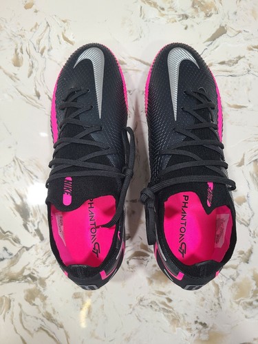 Nike Soccer Phantom GT Elite FG ACC Black Pink Soccer Cleats Size 9.5  CK8439006 | EBG