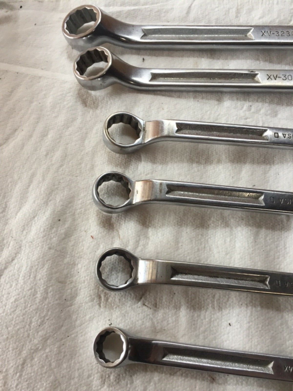 Snap On 6 Pc Xv Series Double Box End Angle Wrench Set Xv Usa Used