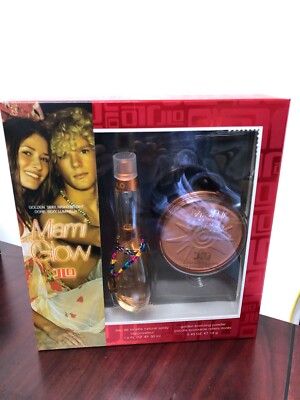 MIAMI GLOW JENNIFER LOPEZ 2 PIECES GIFT SET: 1.0 EDT Spray, 14 G Golden Bronzing