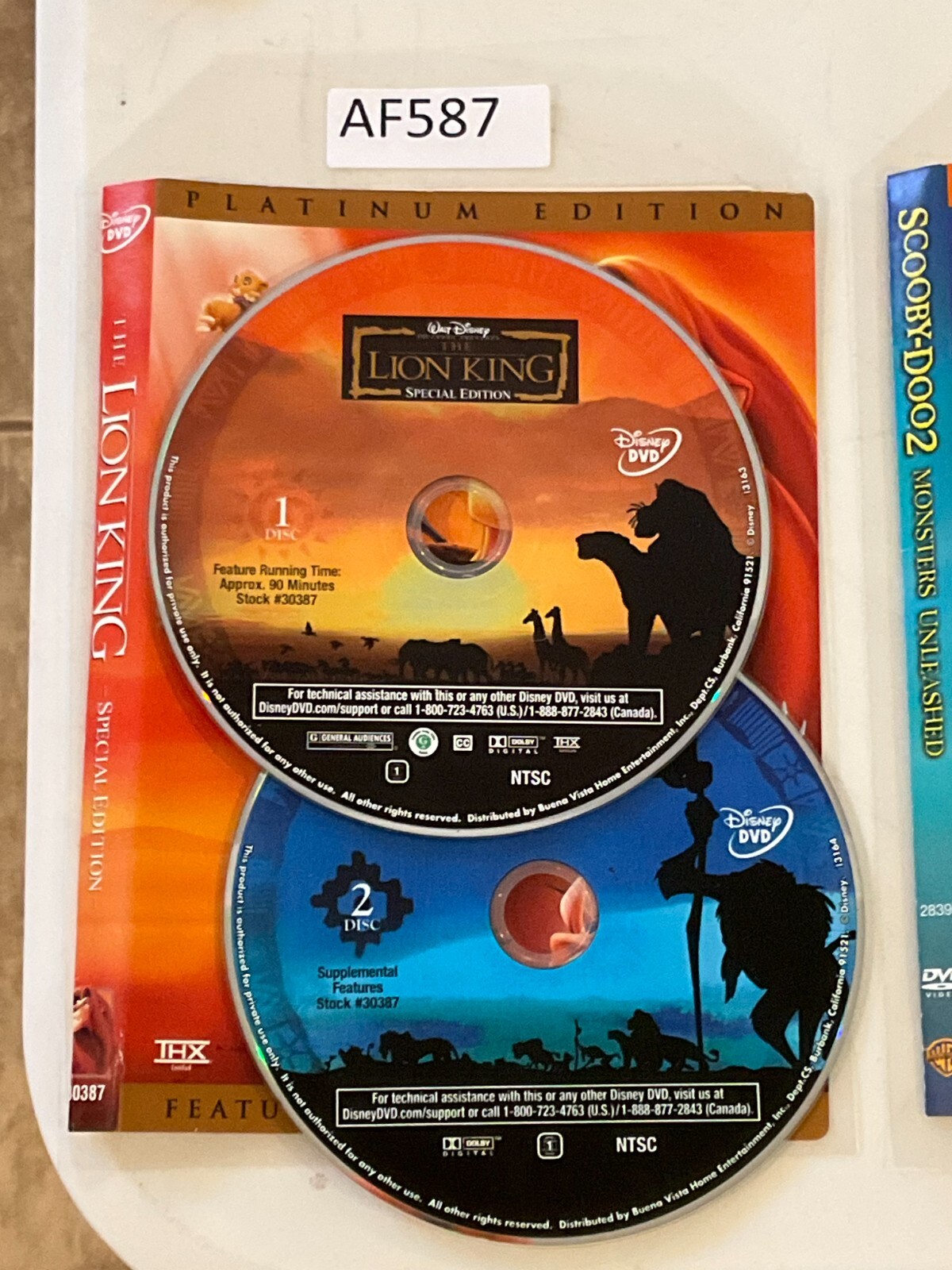 The Lion King (DVD, 2019) No Case No Tracking #AF587 | eBay