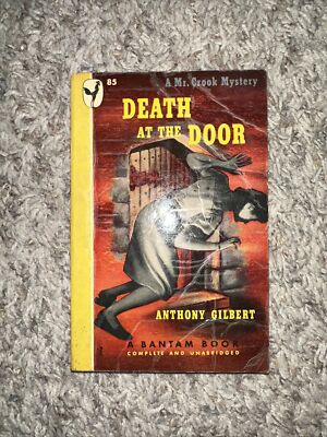 VINTAGE 1947 Death At The Door - Anthony Gilbert Bantam PB Mr. Crook Mystery