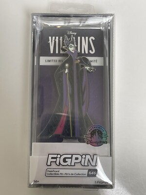 Disney Parks Maleficent FiGPiN #646 Exclusive LR Pin Villains
