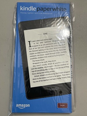 Amazon Kindle Paperwhite 10th Generation 8 GB Wi-Fi 6'' eBook Reader Tablet Plum.