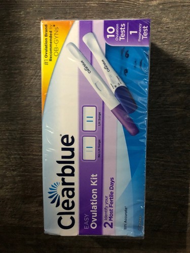 Clearblue Easy 10 Ovulation Test 1 Pregnancy Test Kit 99% Accurate 6/20 SEALED