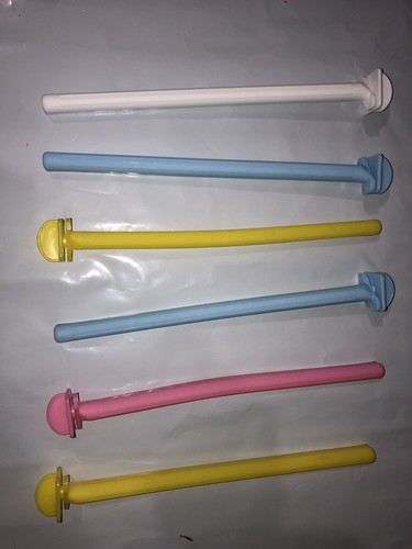 Perch 5 Bird Cage Perches 8 Inch Plastic Perch for Budgie Canary