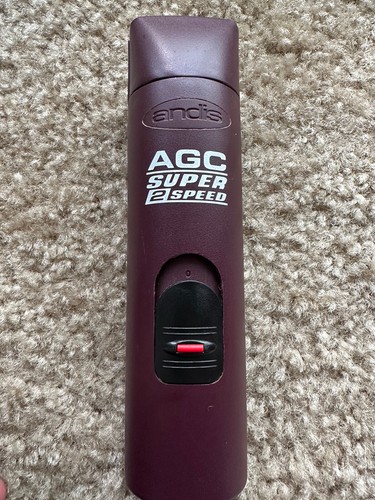 Andis AGC 2-Speed Animal Blade Clipper - Burgundy wtih 2 bla