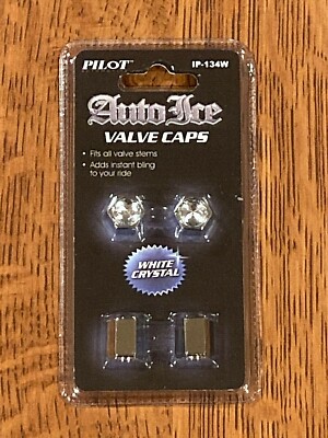 Auto Ice Valve Caps - White Crystal - Pilot IP-134W