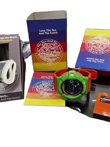 CASIO G-SHOCK GW-9300K-3JR Ltd ICERC MUDMAN “Parrots” Green
