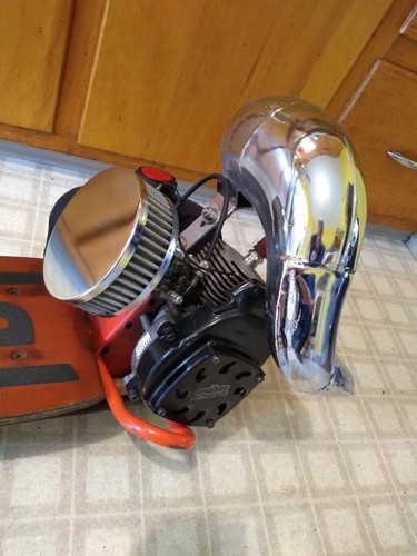 Goped Super X-Ped Orange w/ Sikk Torque Pipe, .750 Spindle, Pancake Intake