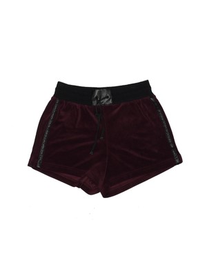 Blanc Noir Women Red Athletic Shorts S