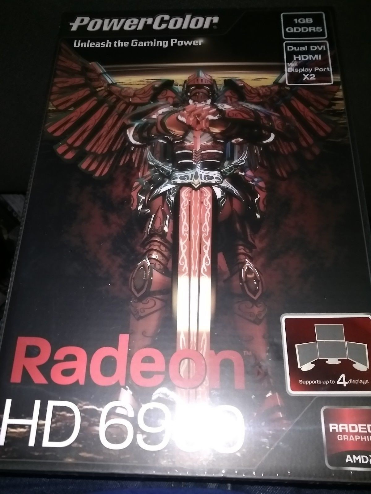 4 Display AMD Radeon PowerColor HD 6950 Dual DVI HDMI MINI DISPLAY PORT X2 1GB