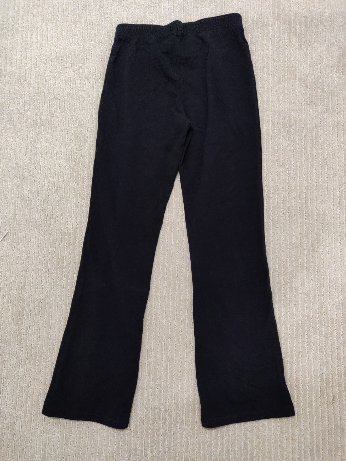 Girls Justice Black Soft Flare Pants Size 12