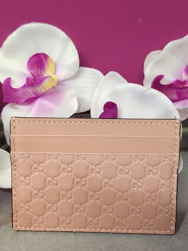 Porte Carte Marmot Rose Gucci