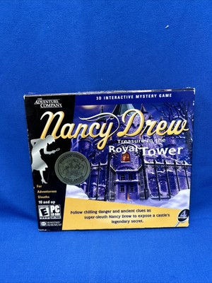 Nancy Drew Treasure in the Royal Tower Mystery PC Sealed CDROM 4 mystery