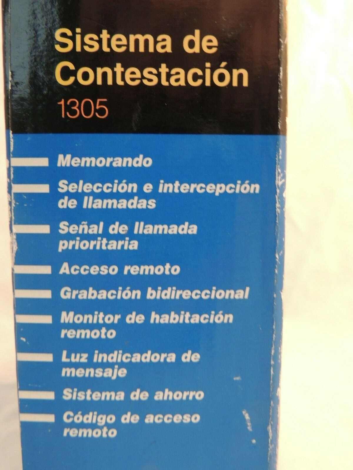 AT&T Answering System 1305 Micro Cassette Answering Machine