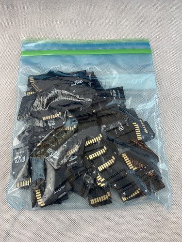 LOT OF 100 Memory Card Adapter Readers Micro SD to SD HC SDHC