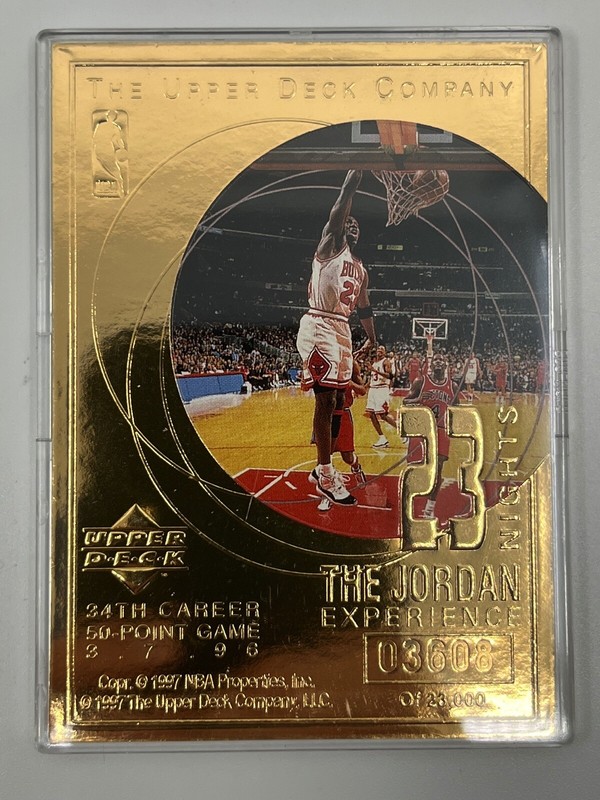 Michael Jordan Experience 23 Nights 22KT Gold 1997 Upper