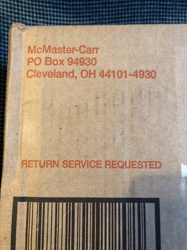 NEW McMaster Carr Catalog 125 Cleveland Ohio Unopened