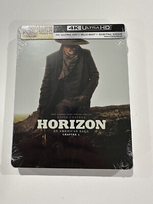 Horizon An American Saga  Chapter 1 STEELBOOK (4K Ultra HD) Blu-ray, Digital
