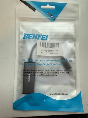 BENFEI USB-C to Ethernet adapter USB Type-C (Thunderbolt 3 & 4) to RJ45 Gigabit