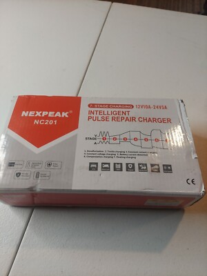 Nexpeak NC201 Intelligent Pulse Repair Charger 12V/24V  NEW