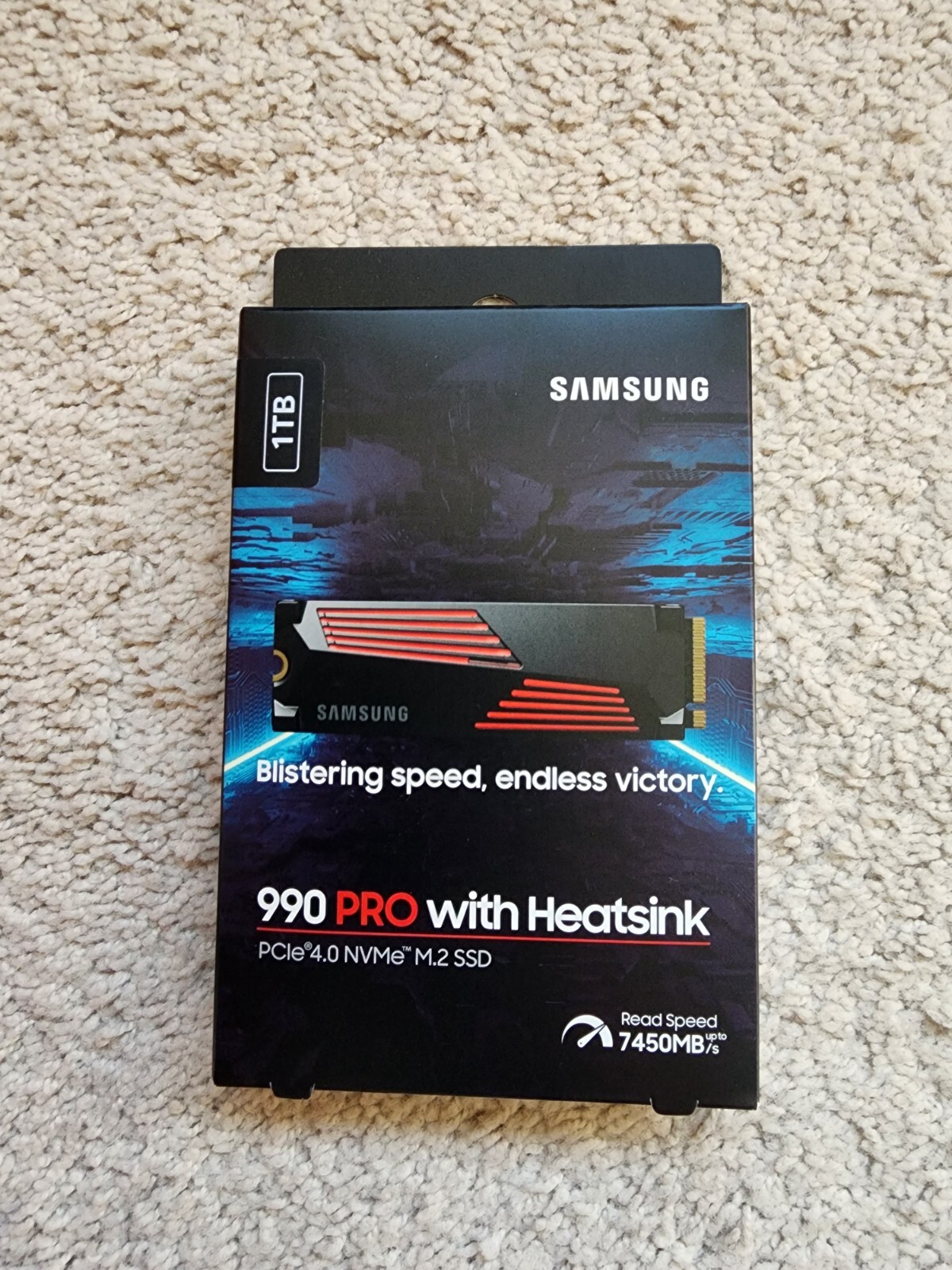 SAMSUNG 990 PRO w/Heatsink SSD 1TB PCIe 4.0 M.2 Internal Solid State MZ-V9P1T0CW SAMSUNG 990 PRO w/Heatsink SSD 1TB PCIe 4.0 M.2 Internal Solid State MZ-V9P1T0CW