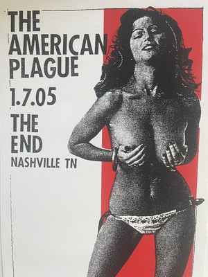The American Plague Signed Limited Edition Concert Poster 2005
