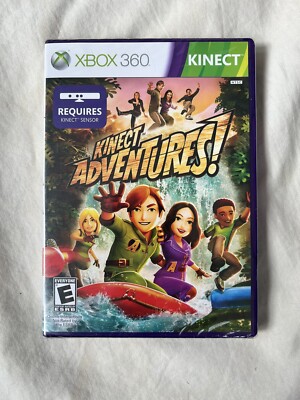 Kinect Adventures Video Game (Microsoft Xbox 360, 2010) - New & Factory Sealed!