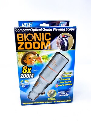 NEW Bionic Zoom Compact Optical Grade Viewing Scope w/8x Zoom