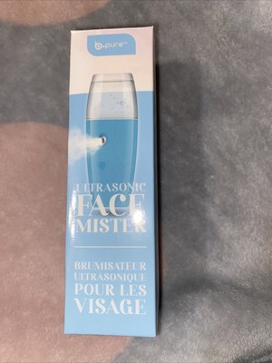 b.pure Ultrasonic Face Mister, Glow on the Go, Instant Dewy Skin, Blue